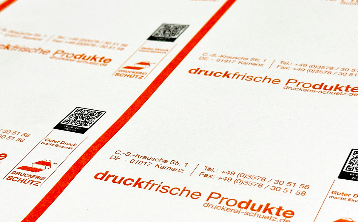 Druckerei Schütz GmbH aus Kamenz ist unsere erste Netzwerkdruckerei